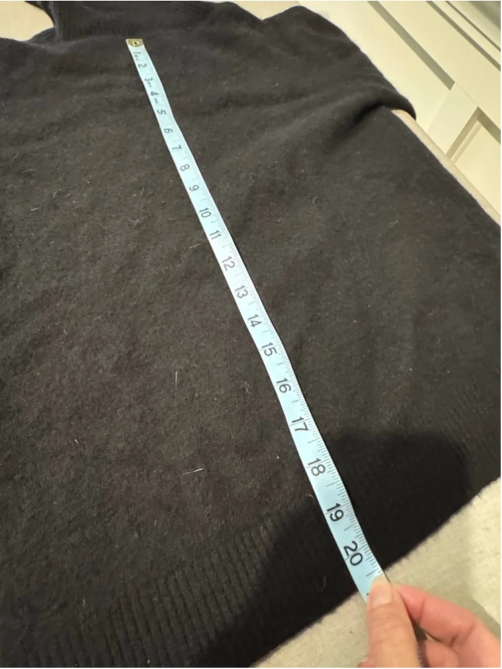 Women's Unbranded Black Superfine Merino Wool Turtleneck Sweater S